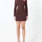 2.7 August Apparel - Cut Out Mini Dress