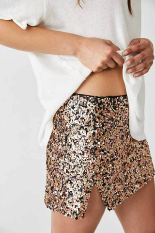Free People - Minissaia Annalise com lantejoulas