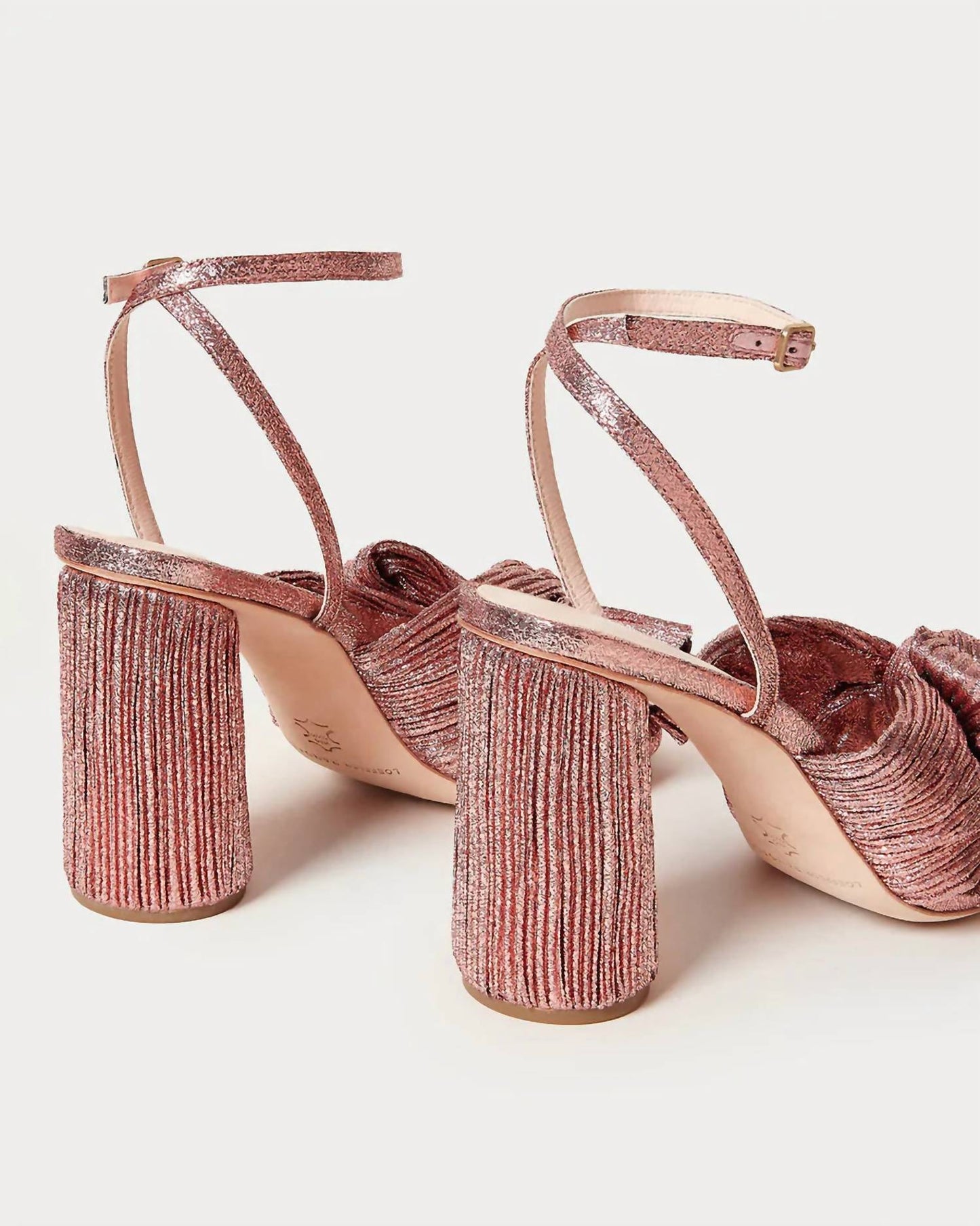 Loeffler Randall - WOMEN'S CAMELLIA PLEATED BOW HEEL SANDAL