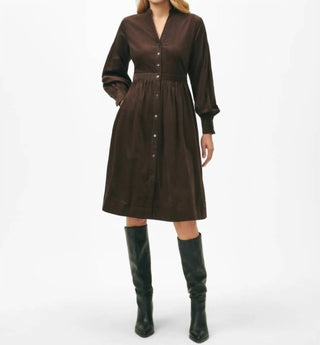 Brooks Brothers - Corduroy A-line Shirt Dress