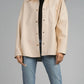 Elan - Frost faux leather Shacket
