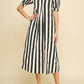 Pinch - Vertical Stripes Maxi Dress