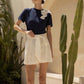 Andres Otalora - Women's Encantamiento Belted Linen Shorts