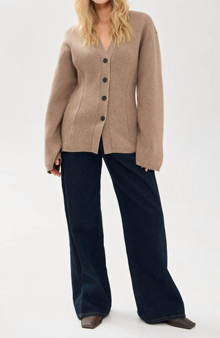 Apiece Apart - Paris V Neck Button Front Cardigan