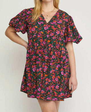 Entro - Floral Lined Dress