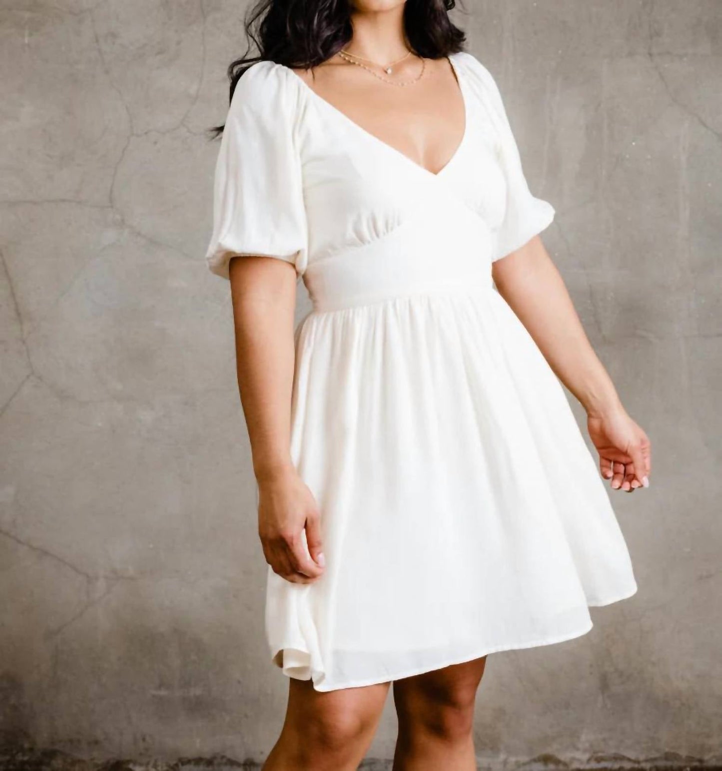 Able - Arden Ruched Mini Dress