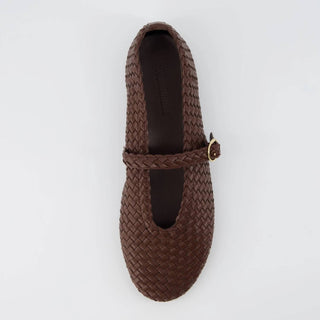 Cushionaire - Women's Bistro Woven Mary Jane Flat