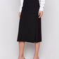 Charlie B - Knee-length Skirt With Side Slits And Pockets