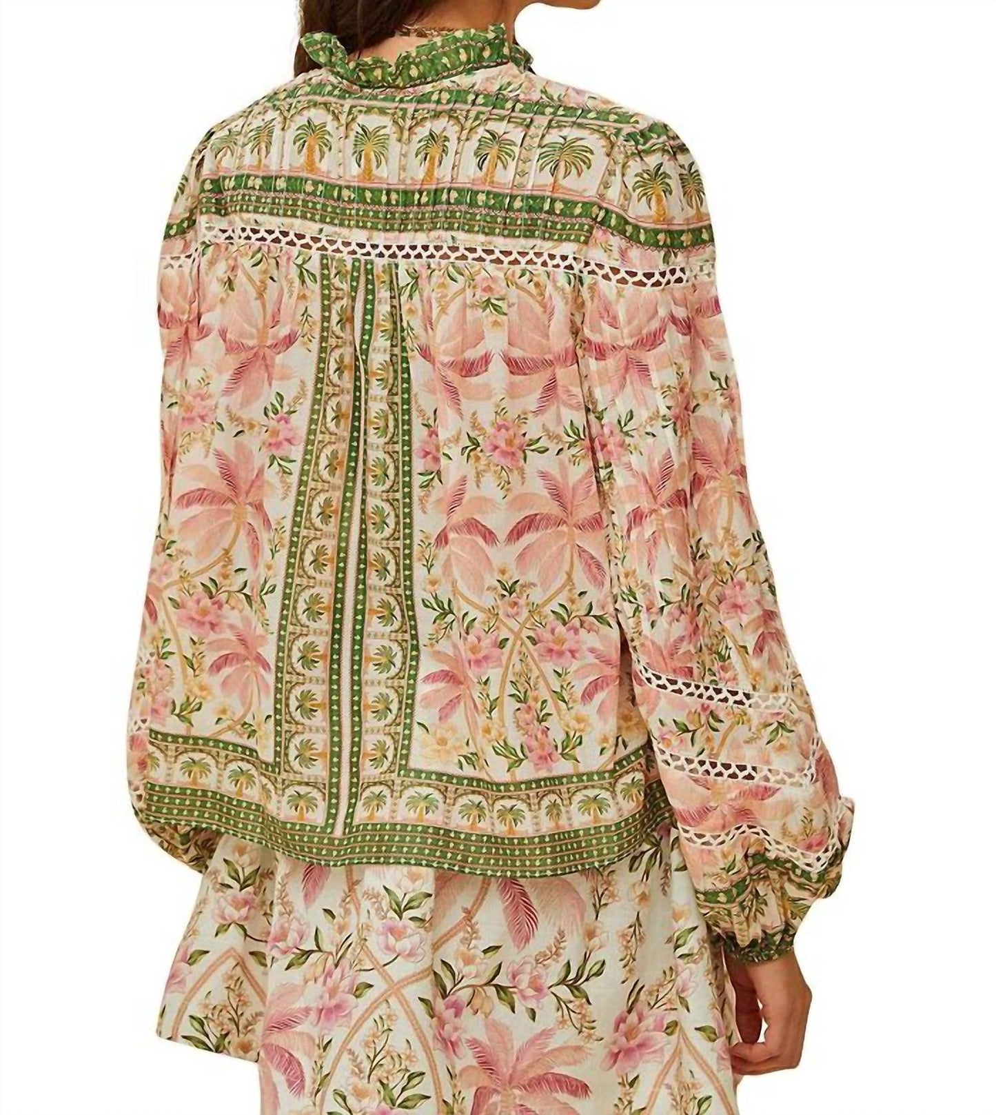 Farm Rio - Palm Dream Blouse
