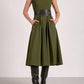 Elan - Elsie Mixed Media Maxi Dress