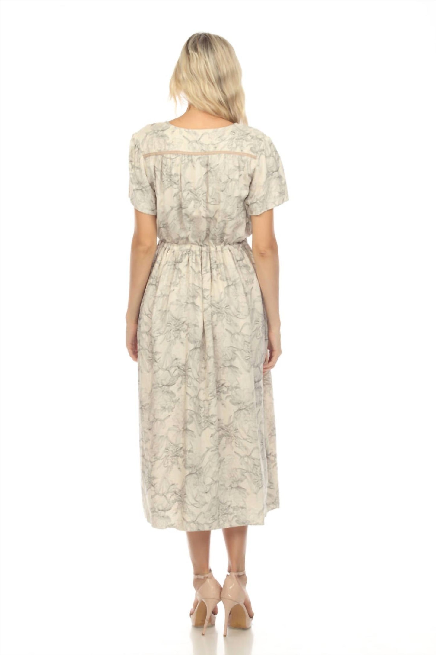 Johnny Was - Etched Floral Wrap House Dress