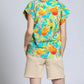 Apny - Women's Printed Wrap Blouse