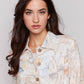 Charlie B - Printed Linen Blend Jacket