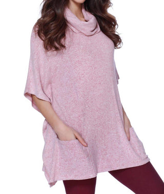 French Kyss - Poncho com gola Harper Kashmira