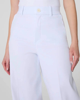 Spanx - Calça de sarja elástica com perna larga - clássica
