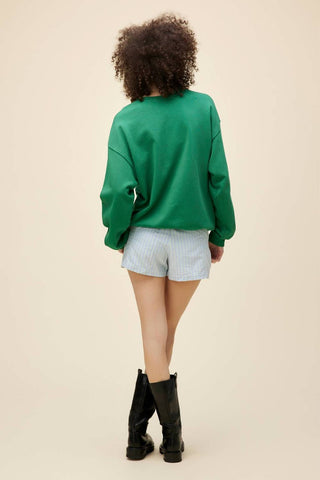 Daydreamer - Nirvana Lilies Bf Crew Sweater