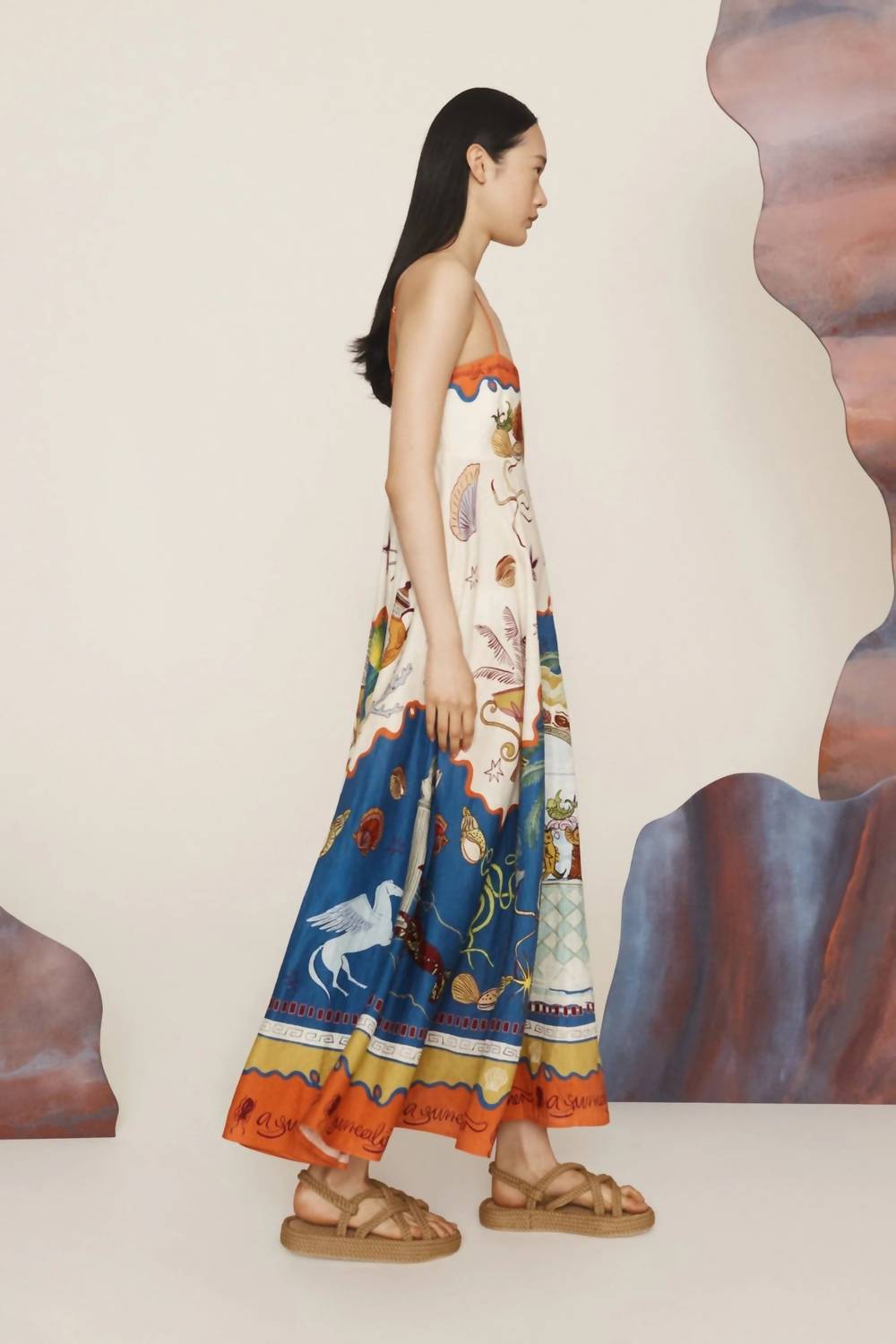 Alemais - Surrealist Summer Sundress