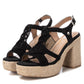 Xti - Women's Heeled Jute Sandals