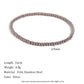 18k Gold Plated Stainless Steel Elastic Bead Bracelet