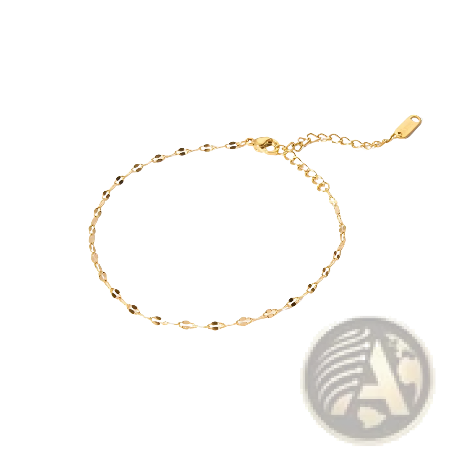 18k Gold Pvd Plated Stainless Steel Chain Link Bracelet