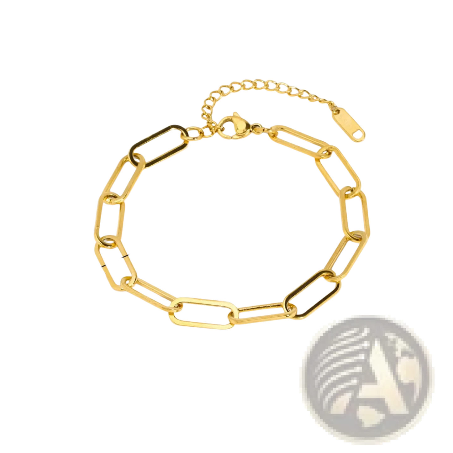 18k Gold Pvd Plated Stainless Steel Chain Link Bracelet