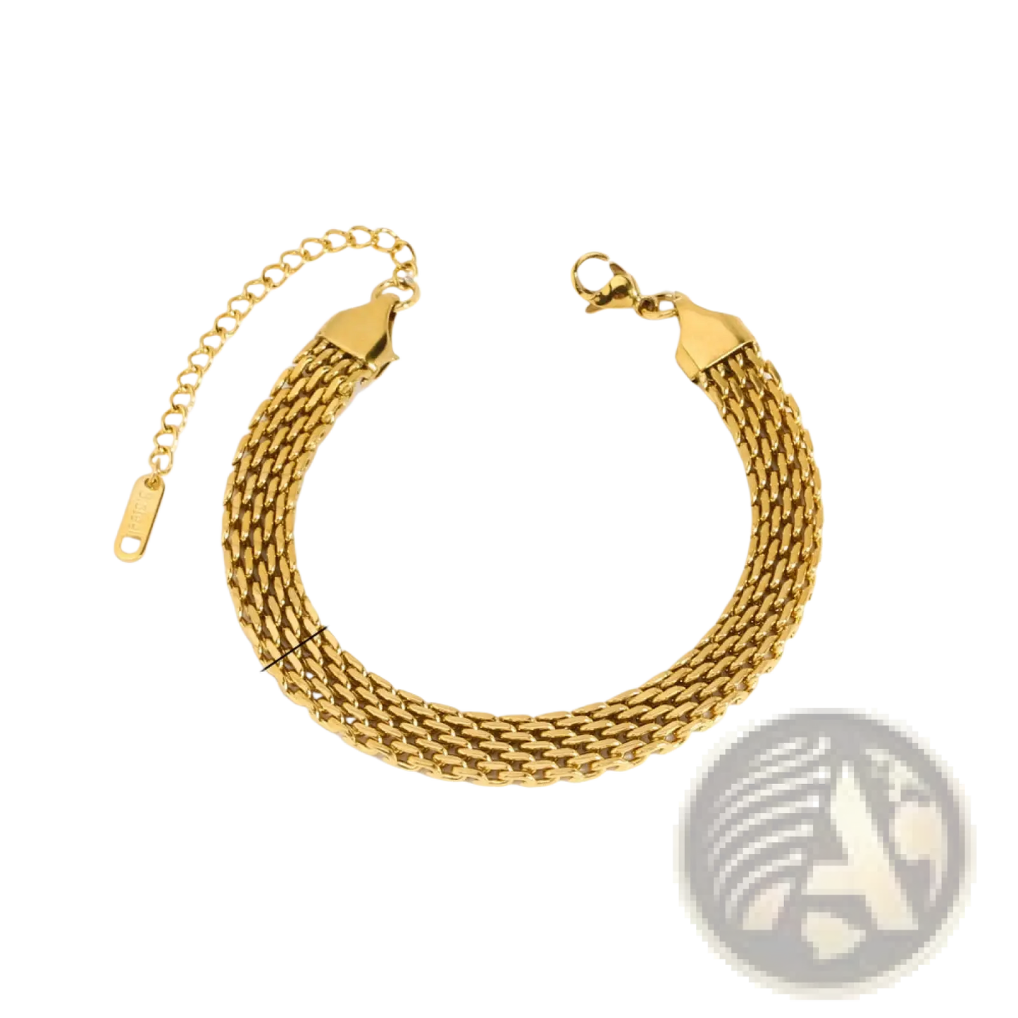 18k Gold Pvd Plated Stainless Steel Chain Link Bracelet