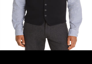 Colete de lã merino azul marinho da loja masculina da Bloomingdale's