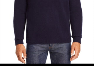 Suéter Fair Isle de lã merino da Bloomingdale's, azul, da loja masculina