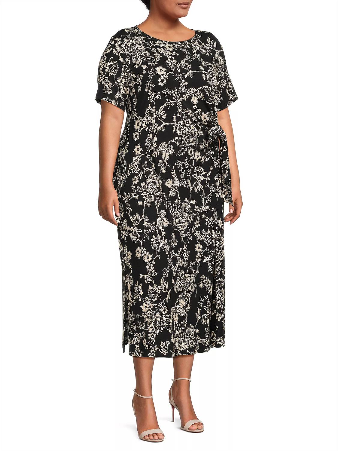 Johnny Was - Side Tie Knit Dress - Plus