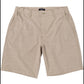 Shorts masculinos All Time Coastal Sol Walk da RVCA, cáqui, tamanho 38