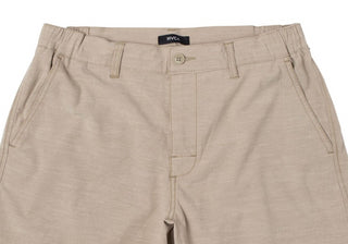 Shorts masculinos All Time Coastal Sol Walk da RVCA, cáqui, tamanho 38