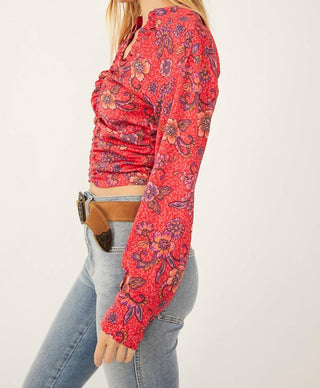 Free People - Top estampado "I Got You"