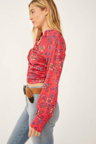 Free People - Top estampado "I Got You"