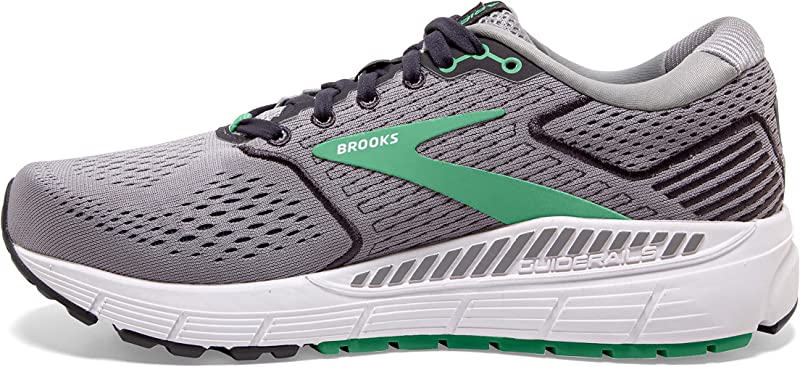 Tênis de corrida feminino Brooks Ariel '20, liga metálica/preto perolado/verde