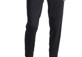 Calça de moletom masculina Brooks Spartan preta com bolso e zíper, tamanho grande