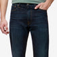 Calça jeans masculina Lucky Brand Relaxed Straight Fit Stretch Azul Tamanho 33X32