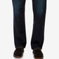 Calça jeans masculina Lucky Brand Relaxed Straight Fit Stretch Azul Tamanho 33X32