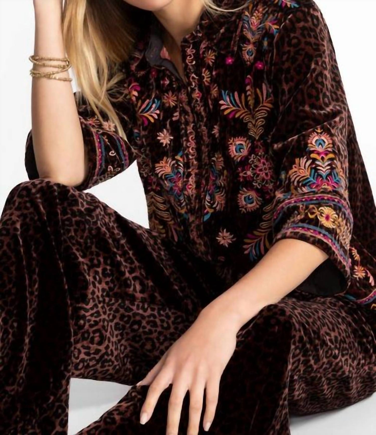 Johnny Was - BRANDI KIMONO SLEEVE SHIRT