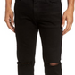 Calça jeans skinny fit FRAME L'Homme com fendas pretas, tamanho 33
