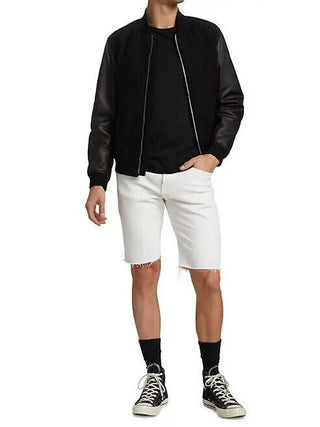 Shorts jeans masculino com corte reto Frame L Homme em branco-sujo, tamanho 32R