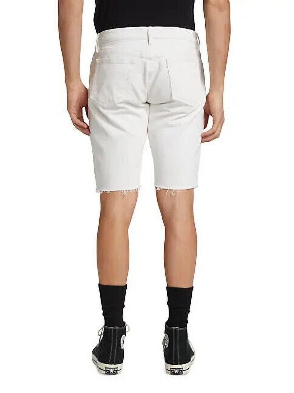 Shorts jeans masculino com corte reto Frame L Homme em branco-sujo, tamanho 32R