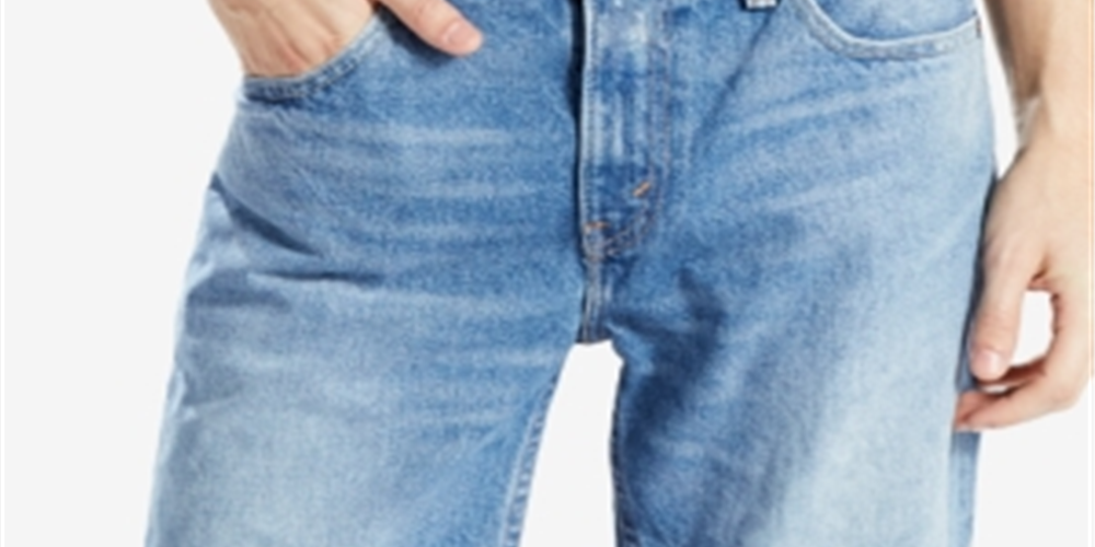 Shorts Levi's 511 Slim Cutoff Masculino Azul Tamanho 42