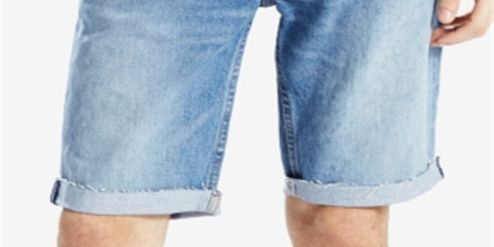 Shorts Levi's 511 Slim Cutoff Masculino Azul Tamanho 42
