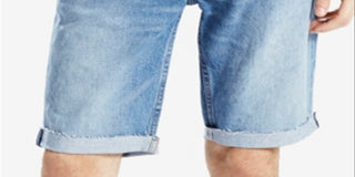 Shorts Levi's 511 Slim Cutoff Masculino Azul Tamanho 42