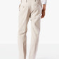 Calças Dockers Masculinas Grandes e Altas Easy Classic Plissadas Caqui Stretch Bege