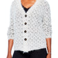 Cardigan NIC+ZOE Fluffy Mix em mistura neutra tamanho grande