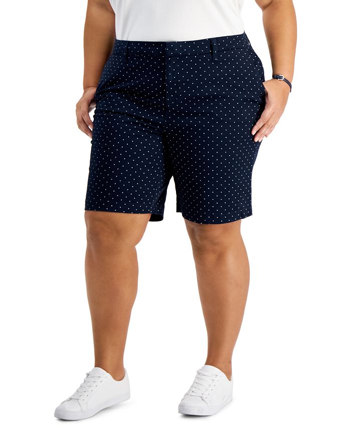 Shorts Tommy Hilfiger Hollywood Dot Print Feminino Azul