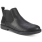 Botas femininas Seven Dials com salto bloco, acolchoadas e elásticas Maggie, bico redondo, pretas, tamanho 6 M