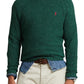 Suéter Ralph Lauren Masculino Donegal Wool Blend Gola Redonda Verde Tamanho X-G