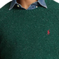 Suéter Ralph Lauren Masculino Donegal Wool Blend Gola Redonda Verde Tamanho X-G